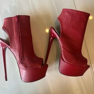 Red high heels